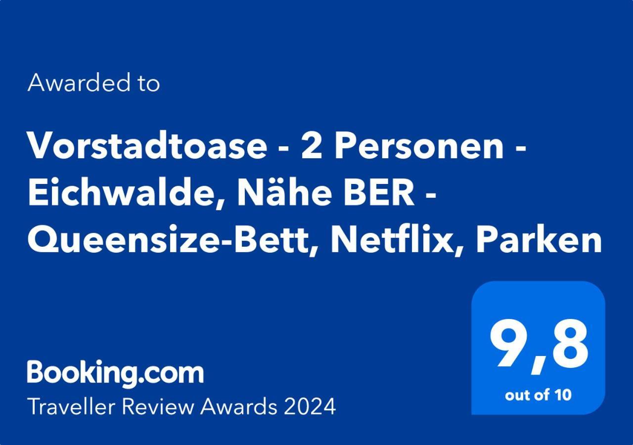 Vorstadtoase - 2 Personen - Eichwalde, Naehe Ber - Queensize-bett, Netflix, Parken Eichwalde